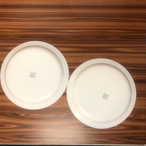 Corelle Indigo Stripe Coupe Soup Pasta Bowl & Bread & Butter Plate / 2 Sets 4pcs - Picture 7 of 8